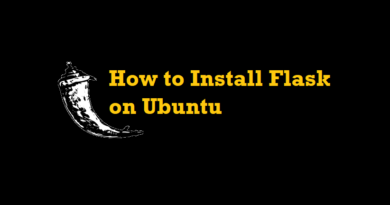 How to Install Flask on Ubuntu