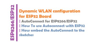 Dynamic WLAN configuration for ESP32