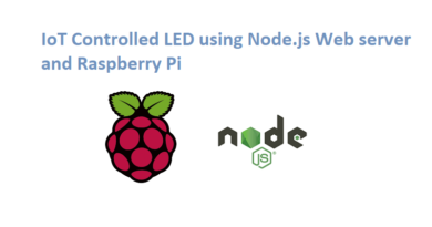 Control LED with Raspberry Pi using Nodejs