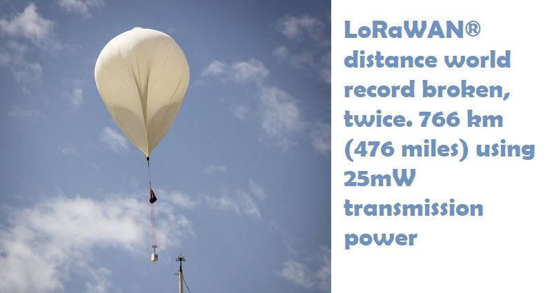 LoRaWAN distance world record broken