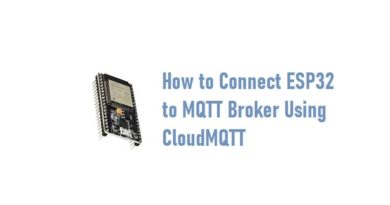 Connect ESP32 to MQTT Broker Using CloudMQT