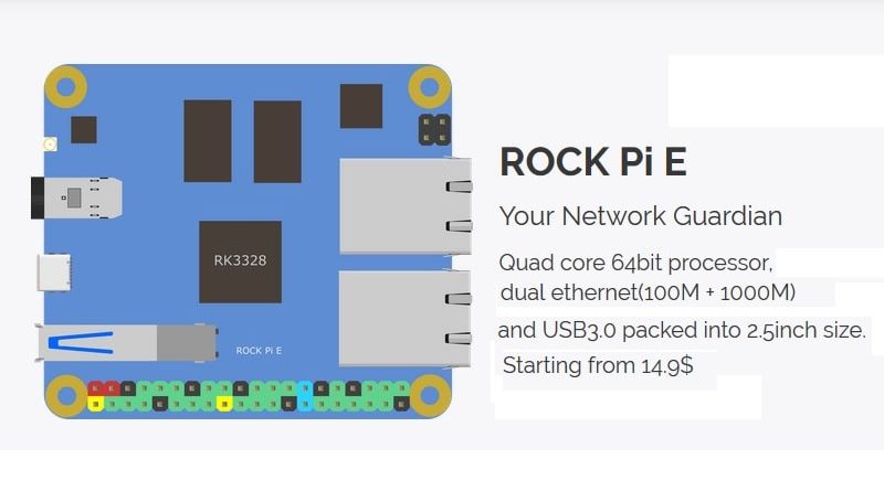 Getting started with ROCK Pi E