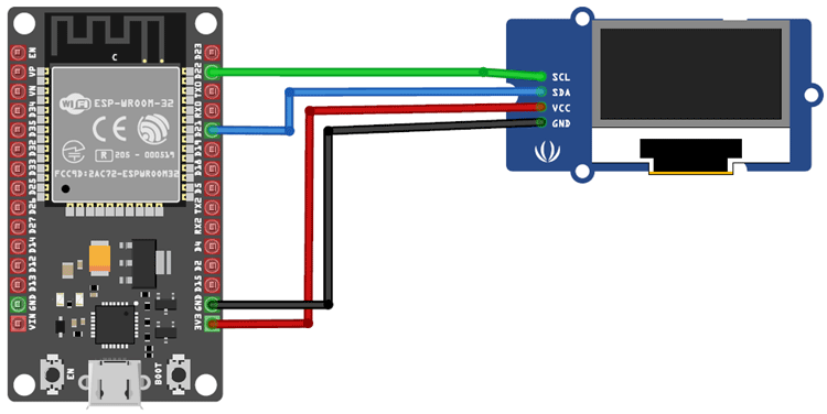 Interfacing-OLED-Display-with-ESP32-using-Arduino-IDE