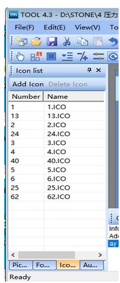 Screenshot of Icon page card