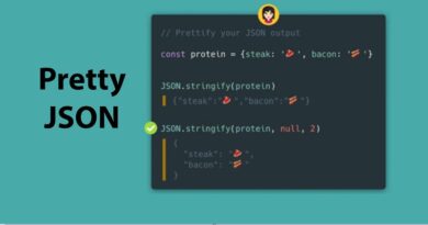 How to Pretty Print a JSON String