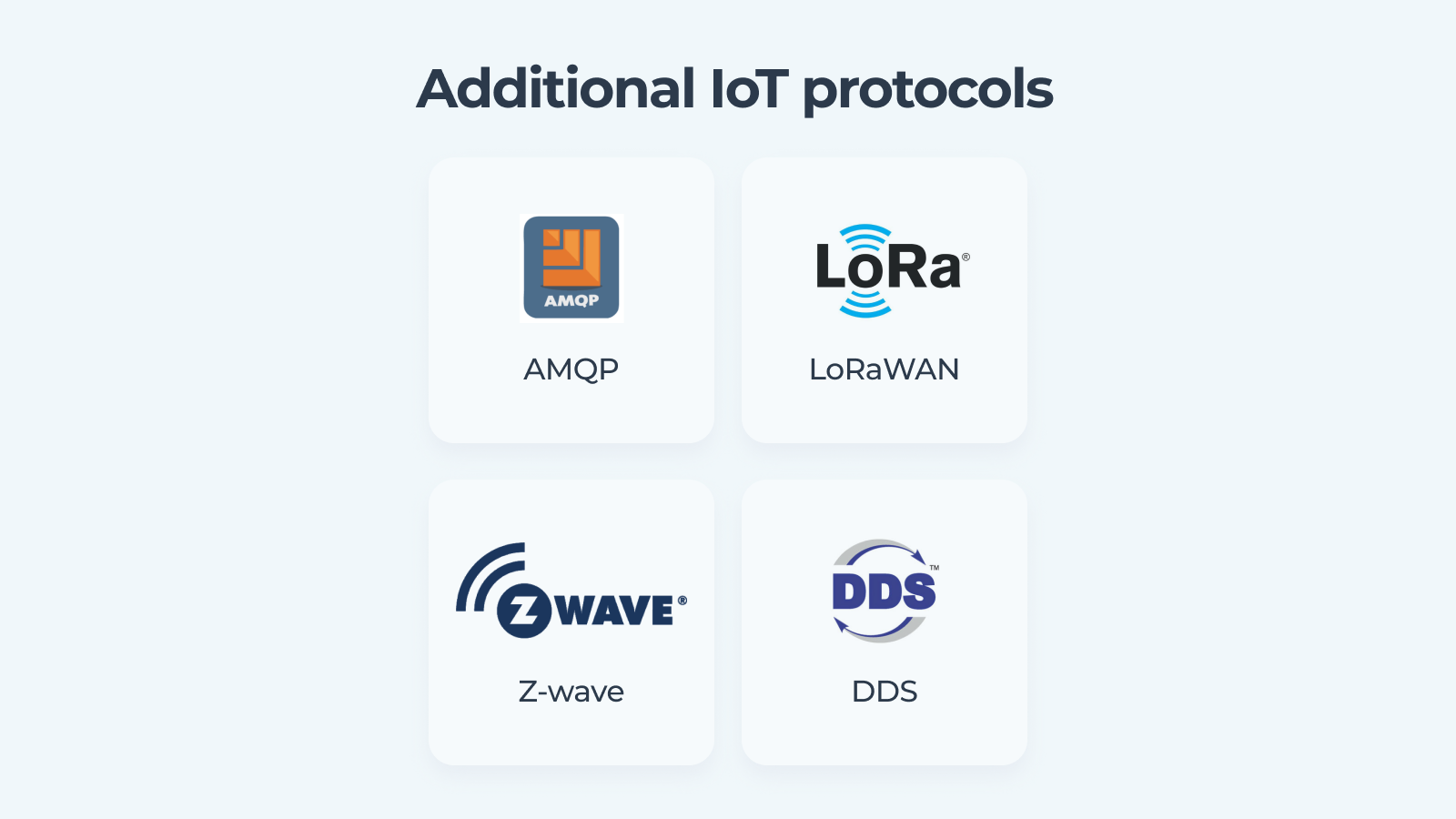 Additional IoT protocols