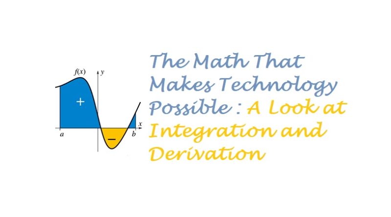 The Math That Makes Technology Possible A Look at Integration and Derivation