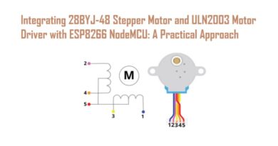 Integrating 28BYJ-48 Stepper Motor and ULN2003 Motor Driver with ESP8266 NodeMCU