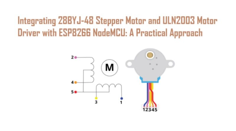 Integrating 28BYJ-48 Stepper Motor and ULN2003 Motor Driver with ESP8266 NodeMCU