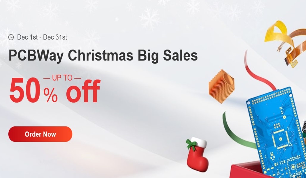 PCBWay Big Christmas Sales: Get Ready for Incredible Deals!