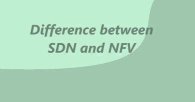 Difference between SDN and NFV